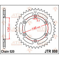 Rear sprocket Suzuki DR350 DRZ400 RMZ450 JTR808.53
