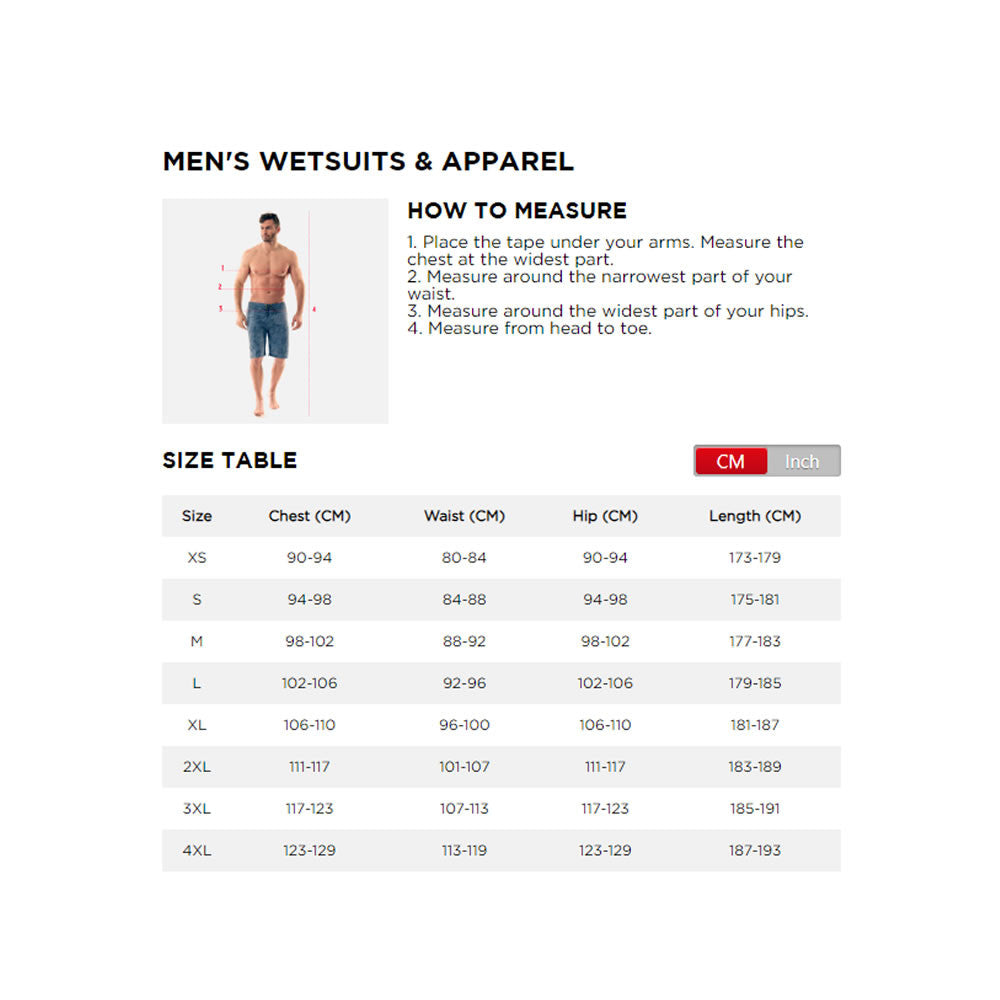 Jobe men's neoprene 4/3 mm Yukon wetsuit