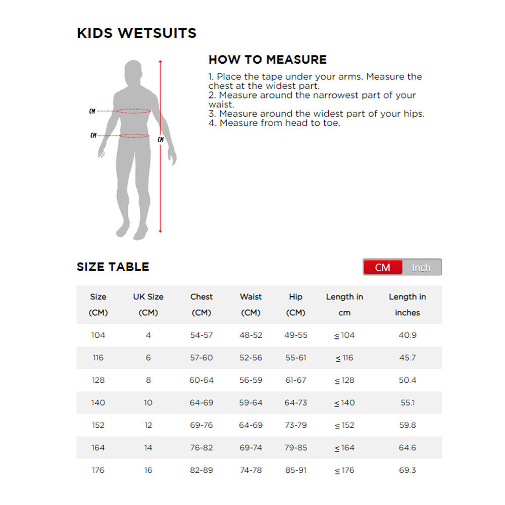 Jobe Malmö Kids 5/3mm wetsuit