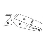 Individualus „Hydro-Turf“ sėdynės dangtis „Kawasaki Zxi“ (95–97) sėdynės + Cowling