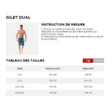 Jobe unisex nailon dviguba liemenė pilka