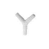 Y plastikas 3/8 x 3/8 x 3/8 balta