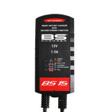 12 voltų automatinis akumuliatoriaus įkroviklis - 1,5a