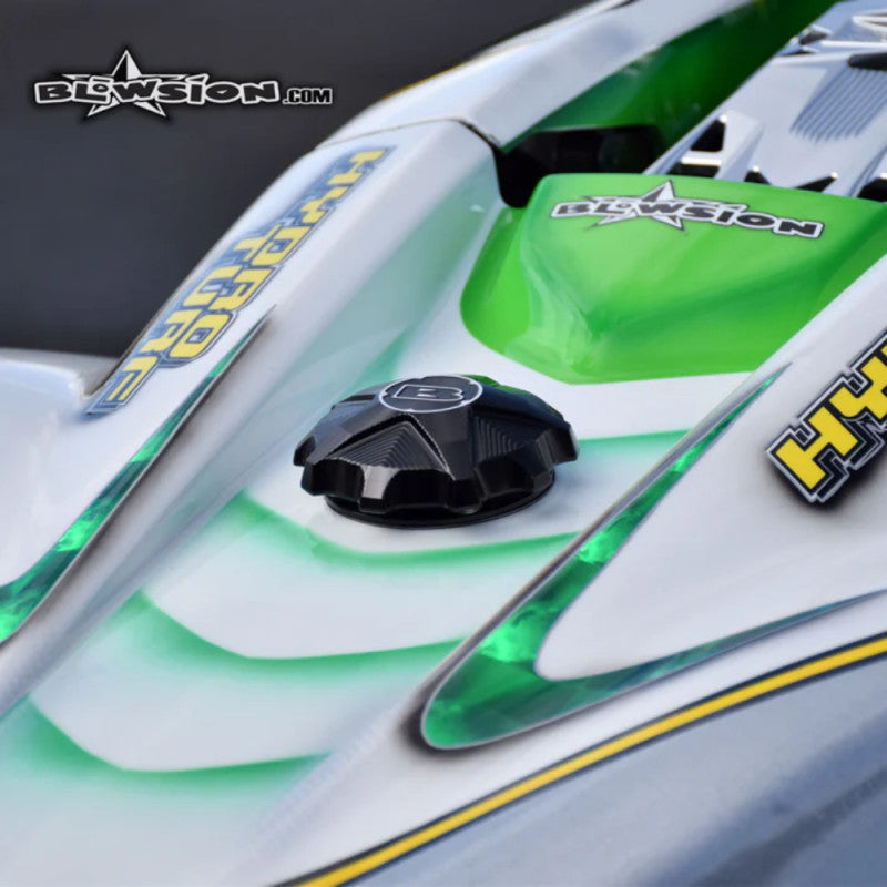 „Kawasaki“ išpūsimo aliuminio degalų dangtelis