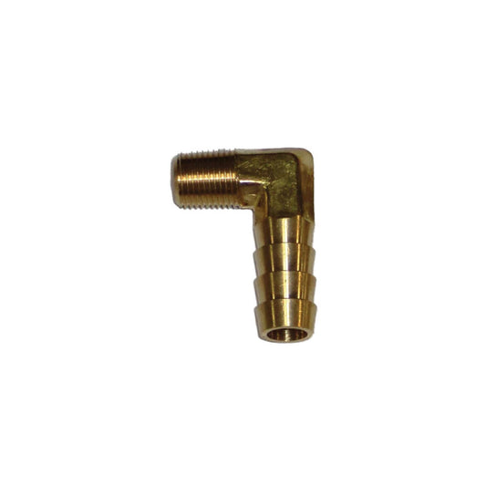 Žalvario jungtis 90 ° iki 1/8 "x 3/8" prisukimo