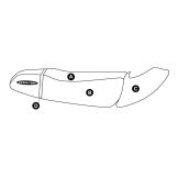 „Kawasaki 1100Stx“ (97) / 900stx (99-00) / 900sts (01-02) sėdynė + Cowling