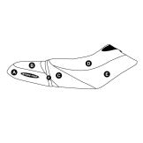 Individualus „Hydro-Turf“ sėdynės viršelis, skirtas „Seadoo RX / RXX“