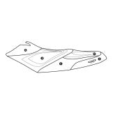 Individualus „Hydro-Turf“ sėdynės dangtis „Seadoo RXP“ (04-08)