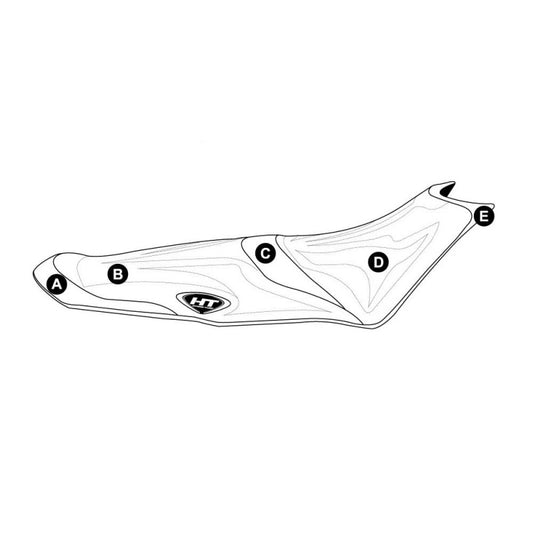 Individualus „Hydro-Turf“ sėdynės dangtis, skirtas „Seadoo Spark 3-UP“ (14-20)