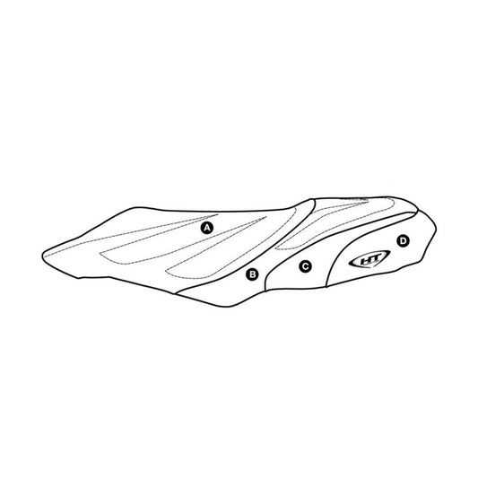 Individualus „Hydro-Turf“ sėdynės dangtis „Seadoo XP / XPL“ (97-04)