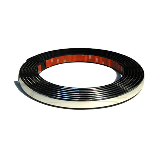 Korpuso sąrašas su chromo juostele ir 3M klijais 5/8 "