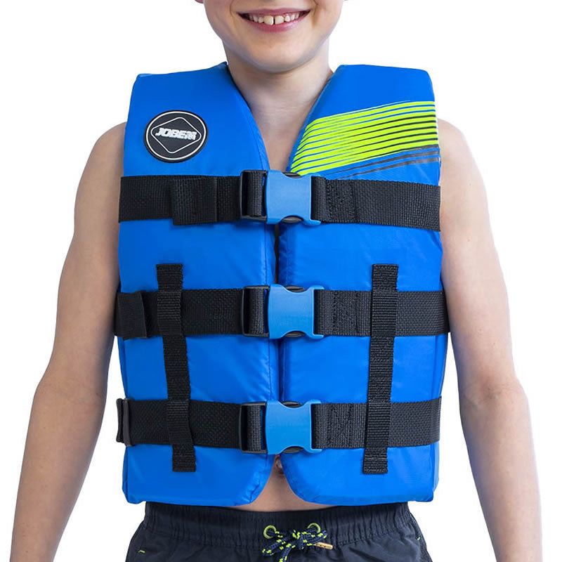 Jobe Nylon Progress 30–40 kg. Mėlynosios vaikų liemenė
