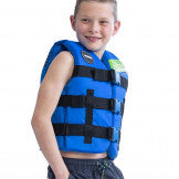 Jobe Nylon Progress 30–40 kg. Mėlynosios vaikų liemenė