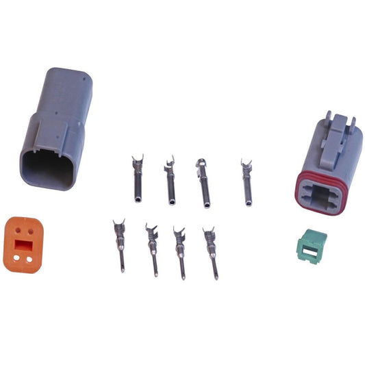 MSD Deutsch Grey 4 PIN vandeniui atspari jungtis