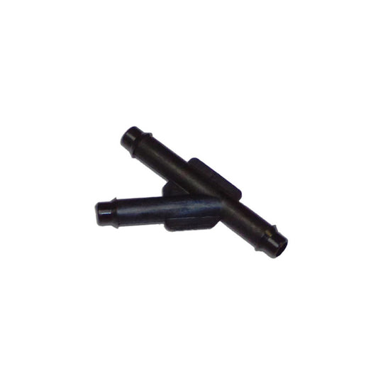 Y plastikas 1/4 '' x 1/4 '' x 1/4 '' sustiprintas juodu