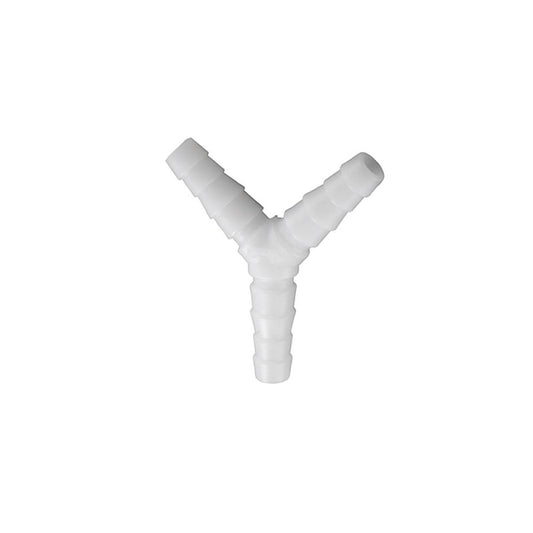 Y plastikas 3/8 x 3/8 x 3/8 balta